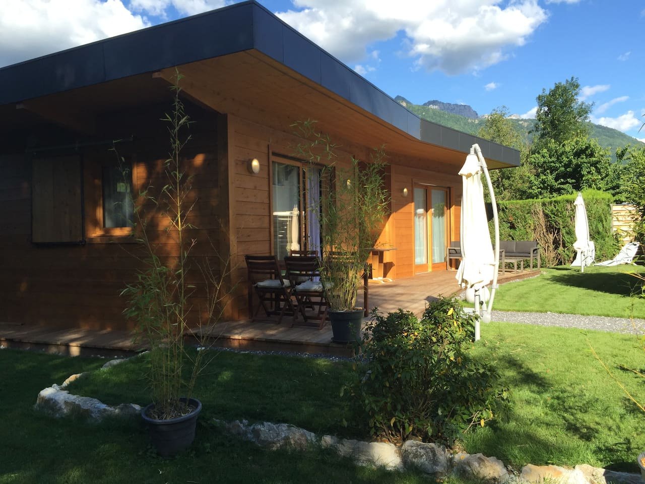 Le Chalet, terrasse et extérieur